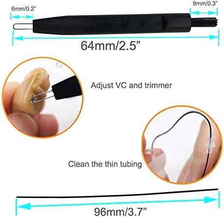 8-Piece Hearing Aid Cleaning Tool Kit with Case