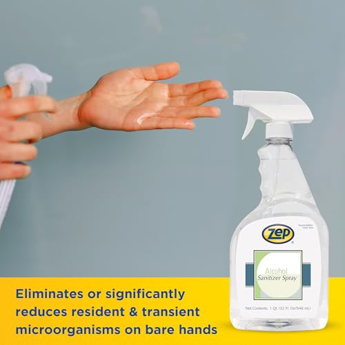 Zep Alcohol Hand Sanitizer Spray 32 oz Case of 12