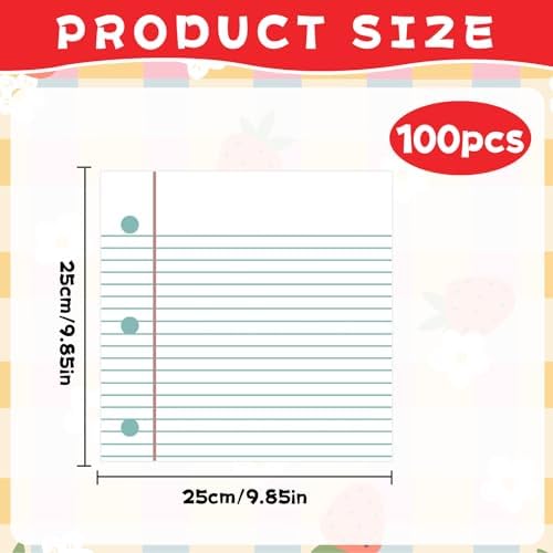 100 Pcs Notebook Shaped Disposable Napkins