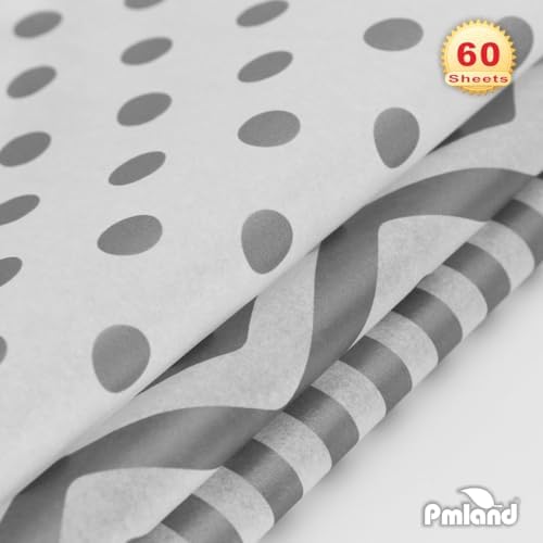 PMLAND Premium Gift Wrapping Tissue Paper 60 Sheets