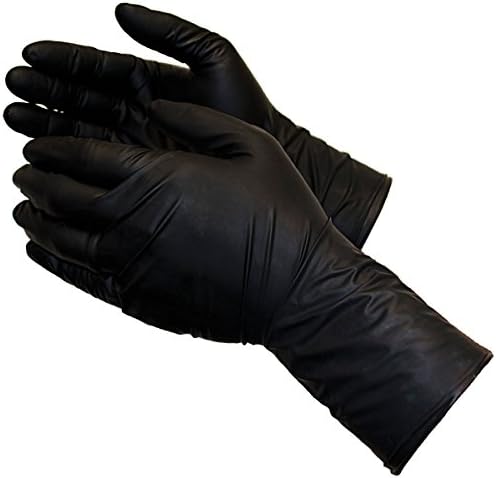 ShuBee Black Nitrile Gloves Gold Edition