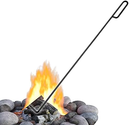 SIMOND STORE 40-Inch Fire Pit Poker Black