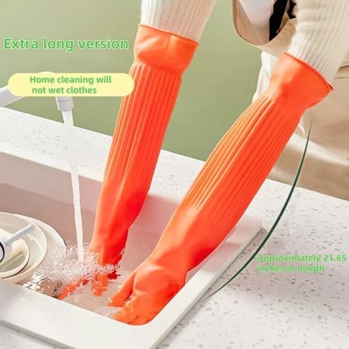 Reusable Latex Cleaning Gloves 10 Pairs Pack 1