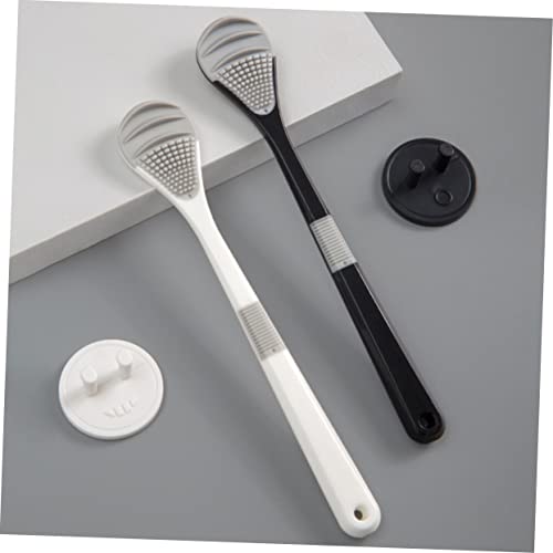SOESFOUFU Tongue Cleaning Brush Set 2pcs for Adults