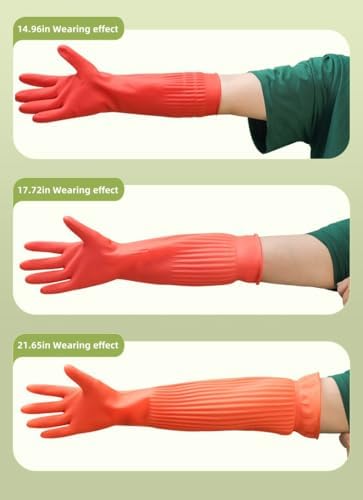Reusable Latex Cleaning Gloves 10 Pairs Pack 1