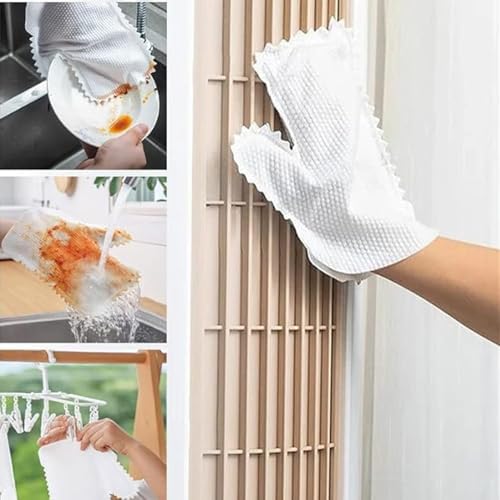 Multi-Purpose Washable Dusting Gloves for Kitchen and Home Cleaning