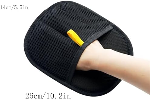 Double-Sided Pet Grooming Gloves for Smooth Cleaning