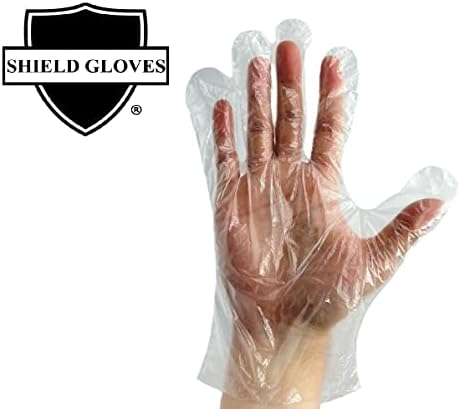 Disposable Food Gloves 2000 Pack Clear X-Large 20 Mil