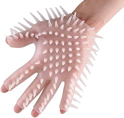 N-ING 2x Silicone Massage Glove for Bath and Flirting