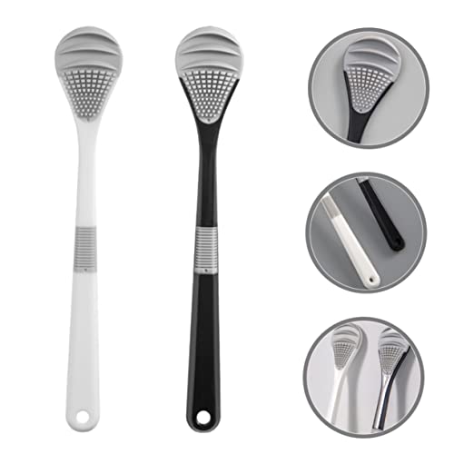 SOESFOUFU Tongue Cleaning Brush Set 2pcs for Adults