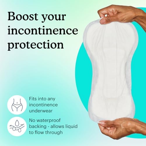 Because Premium Incontinence Booster Pads 22 Count Leak-Proof Soft Unisex