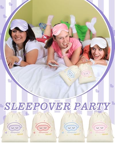 24 Pcs Sleepover Party Supplies for Girls