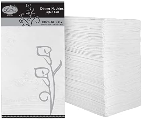 Premium White Napkins 100 Count Value Pack