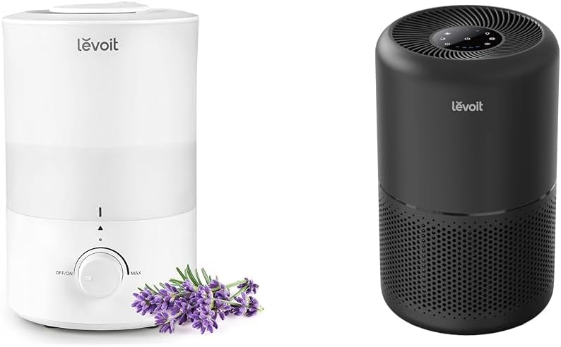 LEVOIT Humidifier with Essential Oil Diffuser Quiet 3L Cool Mist for Bedroom