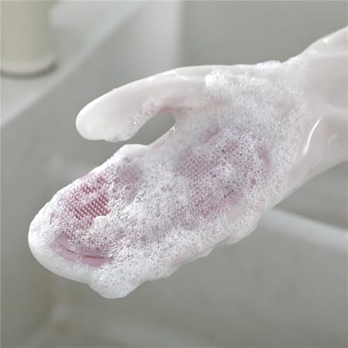 QQLADY PVC Cleaning Gloves Multi Functional