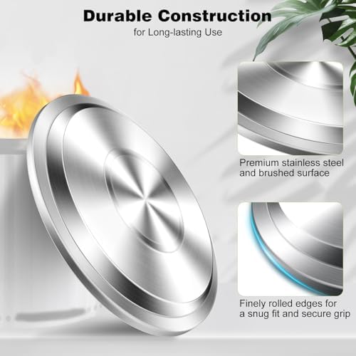 Hipiere 195 Inch Fire Pit Lid for Solo Stove Bonfire 10 20