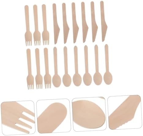 Ciieeo 6 Piece Cutlery Set for Parties Events and Gatherings