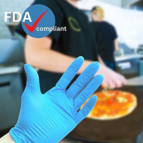 PSBM Nitrile Gloves Blue Small 3 Mil 2000 Count