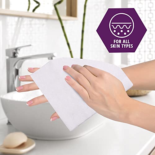 MED PRIDE Ultra Soft Disposable Wash Cloths 125X11 90 Pack Unscented