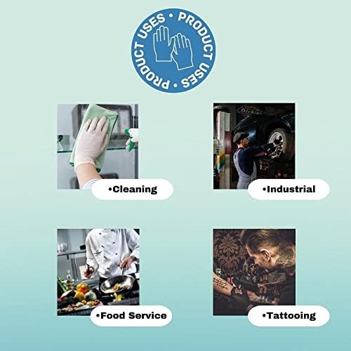 Disposable Vinyl Gloves Blue Small 5 Mil 2000 Pack