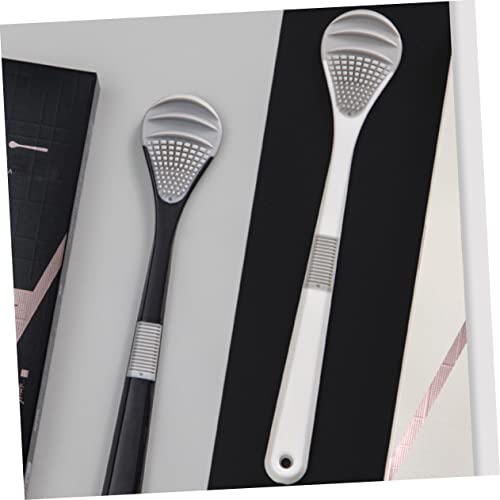 SOESFOUFU Tongue Cleaning Brush Set 2pcs for Adults