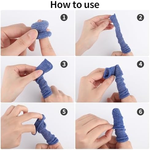 30 PCS Reusable Breathable Finger Cots for Work and Home Use