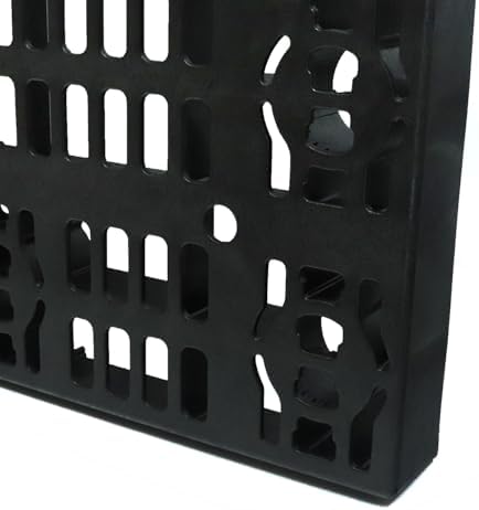 36x36 Heavy Duty Fountain Basin Grate - Black Rustproof Cuttable