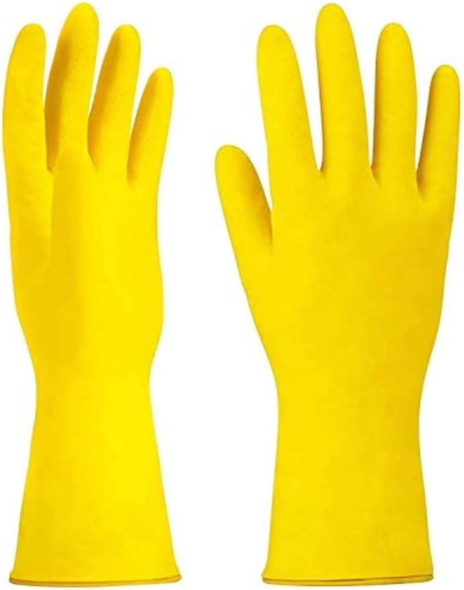 Reusuable Rubber Gloves for Kitchen Cleaning and Pet Care