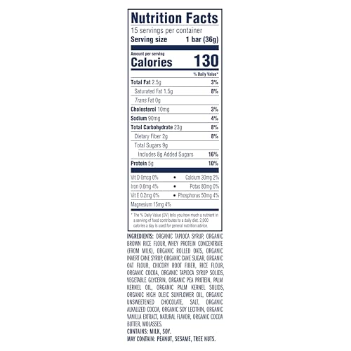 Zbar Protein Chocolate Chip Crispy Bars 15 Pack