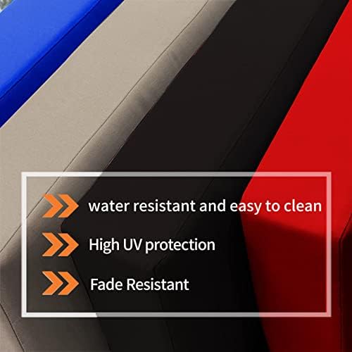 Cinnamonee 2 Pack Black Water Resistant Cushion Covers