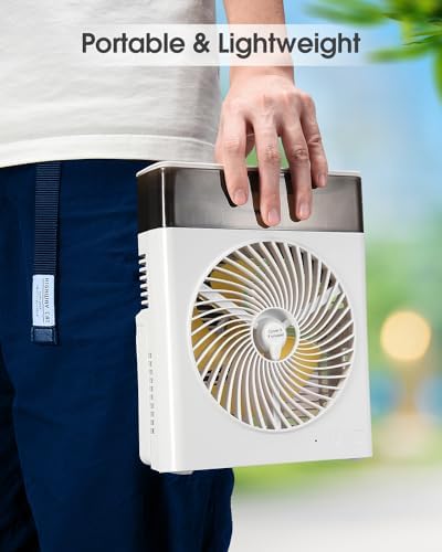 JINLICTE 8000mAh 8-Inch Misting Fan for Cooling