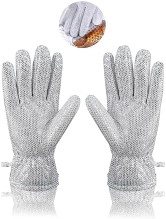 Steel Wire Dishwashing Gloves 2 Pairs