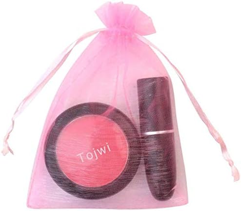 Tojwi 50pcs Mix Color Organza Gift Bags
