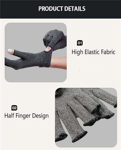 One Compress Bamboo Arthritis Gloves for Comfort and Flexibility