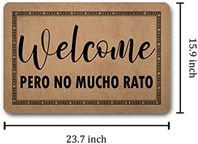 Funny Welcome Rugs with Anti-Slip Rubber Back