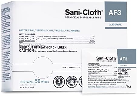PDI Sani-Cloth AF3 Wipes 5x8 Inches