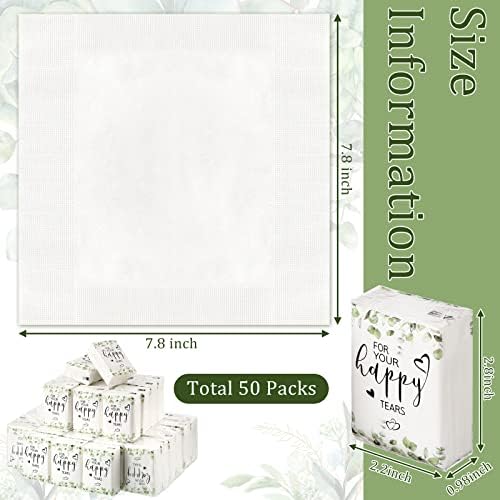 Wedding Tissues for Welcome Bags 3-Ply Mini Travel Size