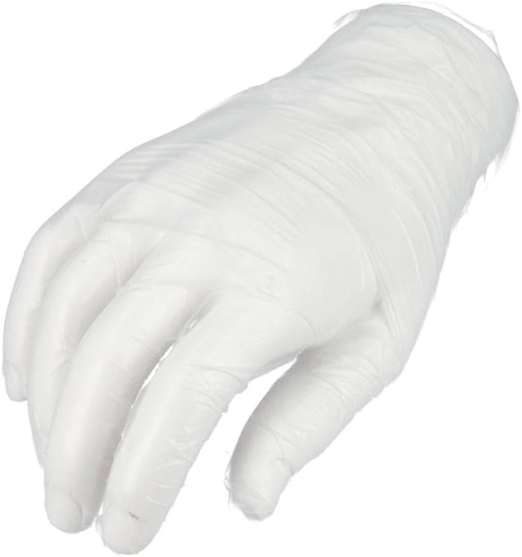 PSBM Vinyl Gloves 2000 Count Large Clear Powder and Latex Free