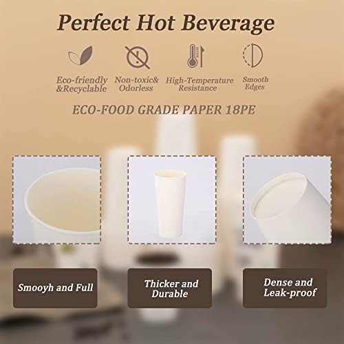 Lamosi 300 Pack Paper Cups 8 oz