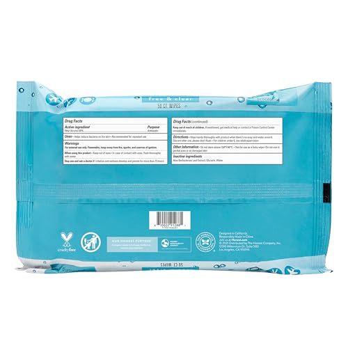 The Honest Company Fragrance Free Alcohol Wipes 150 Count