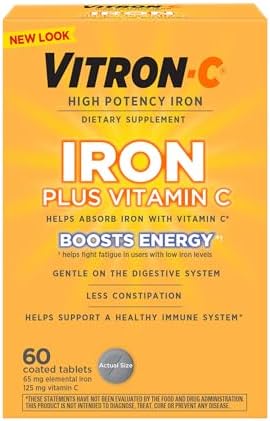 Vitron C Iron Supplement 60 Count