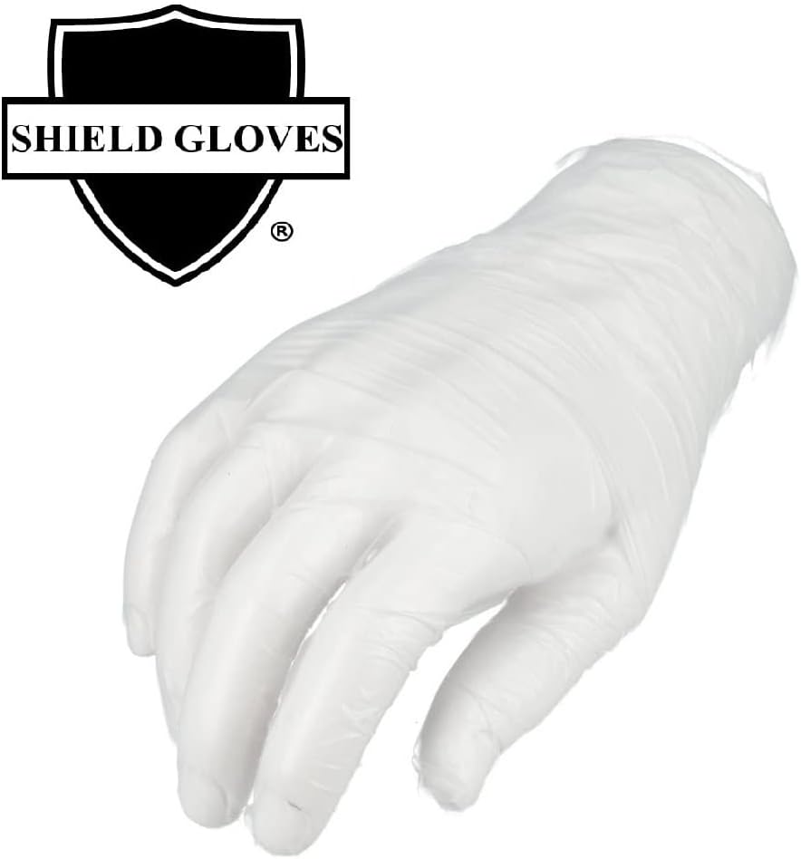 PSBM Vinyl Gloves 2000 Count Large Clear Powder and Latex Free
