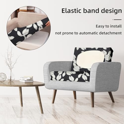 8Pcs Stretch Outdoor Cushion Covers for Patio Furniture