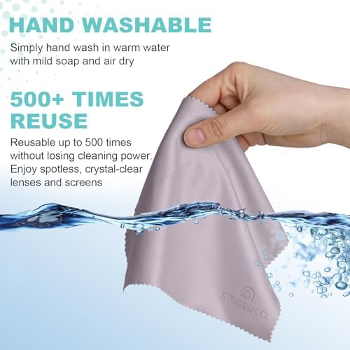 SmoTecQ 12 Pack Premium Microfiber Cloths