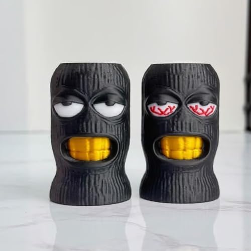 2 Pack Ski Mask Lighter Sleeve Funny Balaclava Holder for Bic Lighters