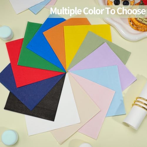 240 Pcs White Cocktail Napkins for Wedding and Birthday Parties