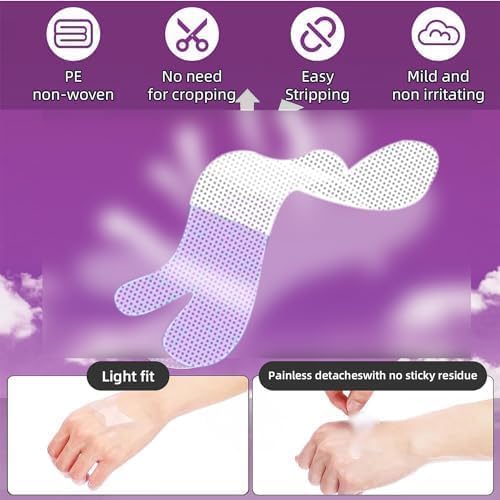 Gentle 120Pcs White Sticker Tape for Sensitive Skin