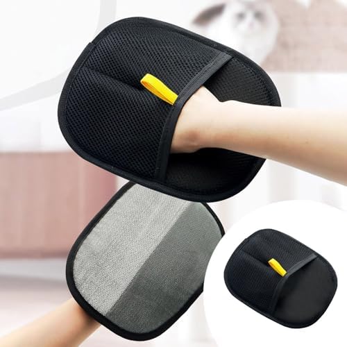 Double-Sided Pet Grooming Gloves for Dogs and Cats