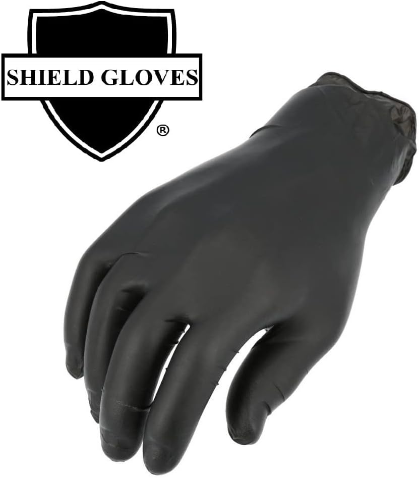 PSBM Black Nitrile Disposable Gloves 1000 Count
