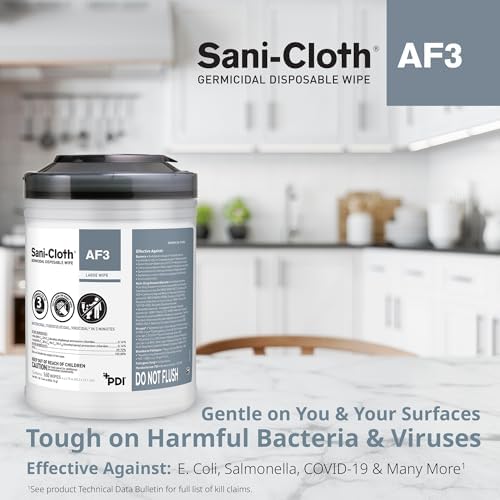 PDI Sani-Cloth AF3 Alcohol Free Wipes 160 Pack